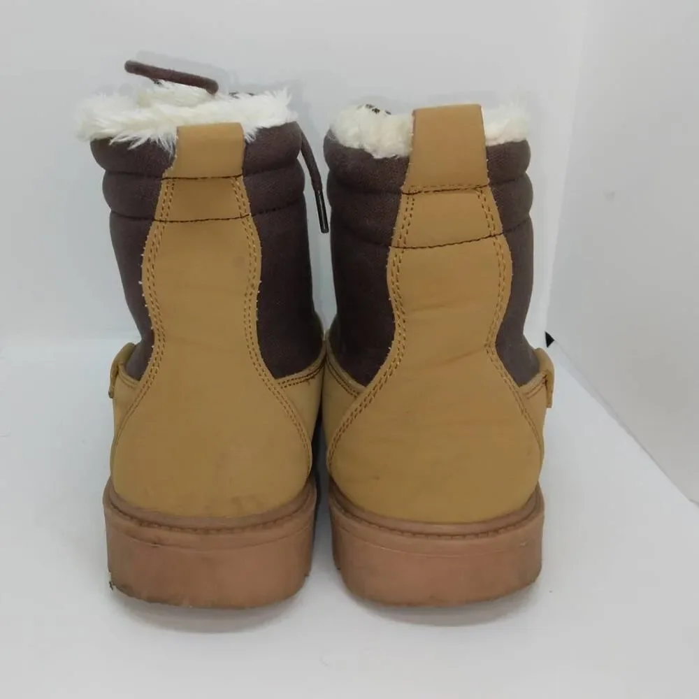 SEAN JOHN KINGSWOOD 2 Mens Tan & Brown Suede Winter Boots - Size: 10